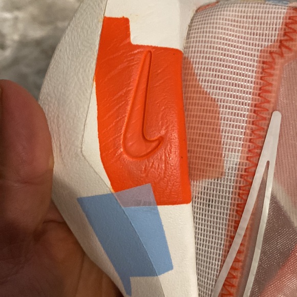 Nike Zoom Vista Lite SE White Team Orange Size 9. Pre Owned - Picture 9 of 11